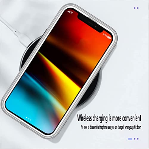 Coque iPhone 13 Pro transparente avec contour orange pour le quotidien - 6