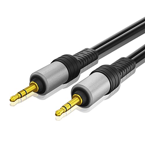 Tnp Premium Gold Plated 3.5Mm Audio Cable (10 Feet) - Male To Male Aux Auxiliary Stereo Headset Jack Adapter Wire Cord Plug Connector For Iphone Ipod Ipad, Android Smartphone Tablet, Home Car System #TOP19