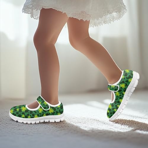 Coloranimal Mary Jane Shoes for Girls Princess Shoes Casual Dance Shoes School Uniform Shoes St. Patrick's Day Theme Mary Jane Flats3