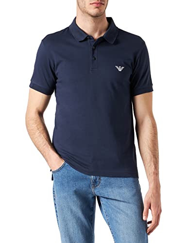 Polo EA Swimwear pour Homme en Marine XL : Le Haut d'Été Élégant