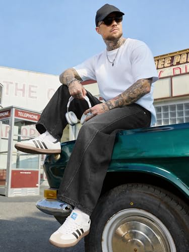 PLEPAN Barrel Baggy Denim Jeans