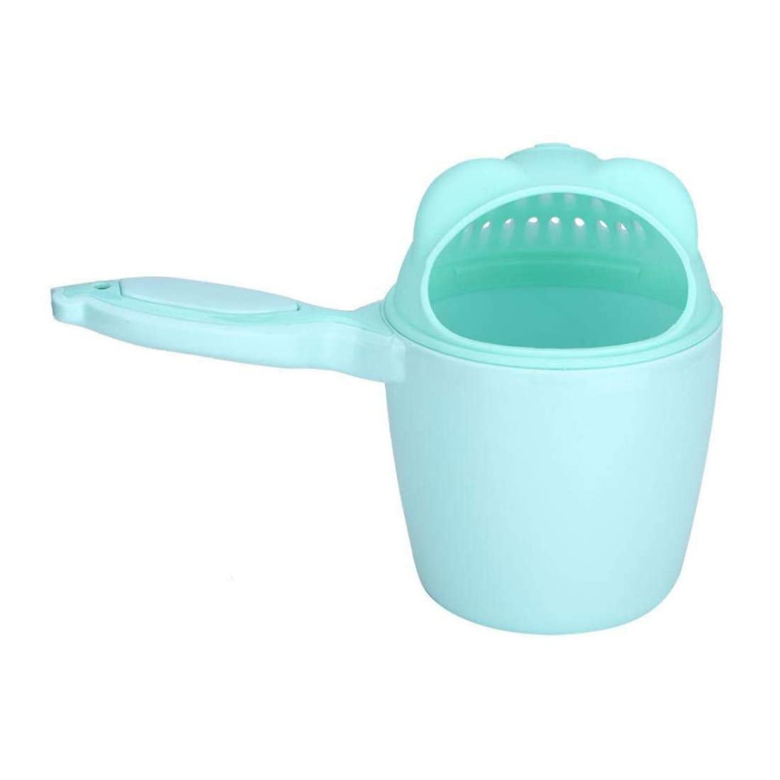 Copa de champú para bebés Lavado de la peluquería Jarra de bebé Jug Baby Shower Baño Copa Agua Batinero Bailer Copa de champú Jarra de baño para bebés 1 por ciento verde