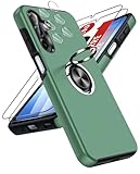 ⭐【Le Package Complet et Service Après-Vente】1x Coque pour téléphone, 2x Protecteurs d'écran en verre trempé, 1x Anneau de support intégré avec fonction magnétique, 2x Films de protection pour appareil photo, 2x Lingettes humides et sèches, 2x Autocollants anti-poussière, 1x Guide d'installation. Nous offrons une garantie de qualité d'un an et un service client 24h/24. En cas de problème, contactez-nous, nous nous engageons à vous fournir une solution satisfaisante.