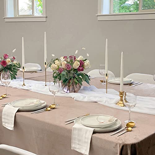 Elechood Candle Holders, Gold Taper Candlestick Holders In Different Size, 33/29/24Cm Candlelight, Vintage Candelabra Home Decorations For Valentine Christmas Wedding Party Dining Room(3 Pack) #TOP1