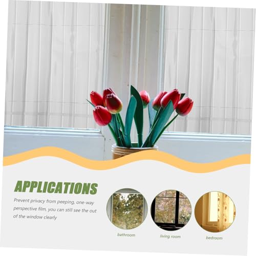Película decorativa de ventana blanca Cabilock 100x40cm miniatura 3