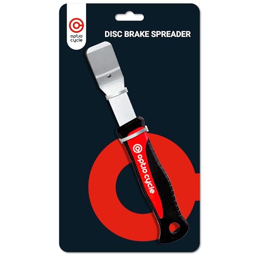 Optio Cycle Brake Piston Press – Disc Brake Pad Spreader | Brake Disc Lip Removal Tool & Disc Brake Alignment Tool for Precise Maintenance | Brake Rotor Tool & Bike Brake Pad Tool