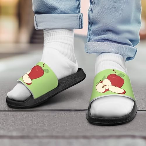 Howilath Fruit Print Slides for Girls Casual Summer Sandals Non-Slip Open Toe Pillow Slippers for Daily Walking Traveling3