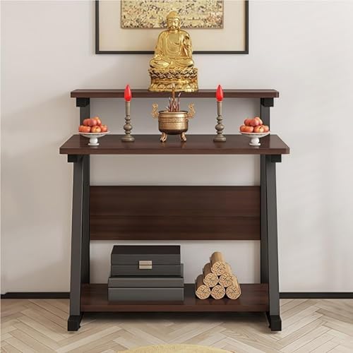 Mesa de altar de meditación para resolver la falta de espacio en templos domésticos 2