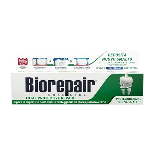 Biorepair, Dentifricio Total Protective Repair, Ripara lo Smalto, Protegge da Placca, Tartaro e...