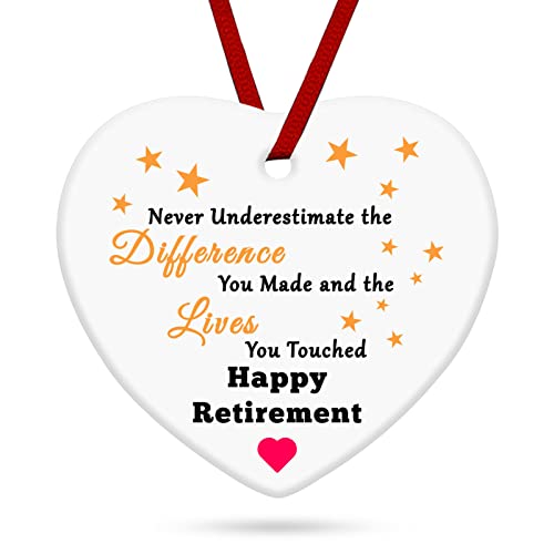 Retirement Gift For Women Men Retirement Christmas Ornaments Gift Inspirational Gift For Retired Grandpa Dad Husband Farewell Gifts For Coworker Friends Teachers Dad Mom #TOP14