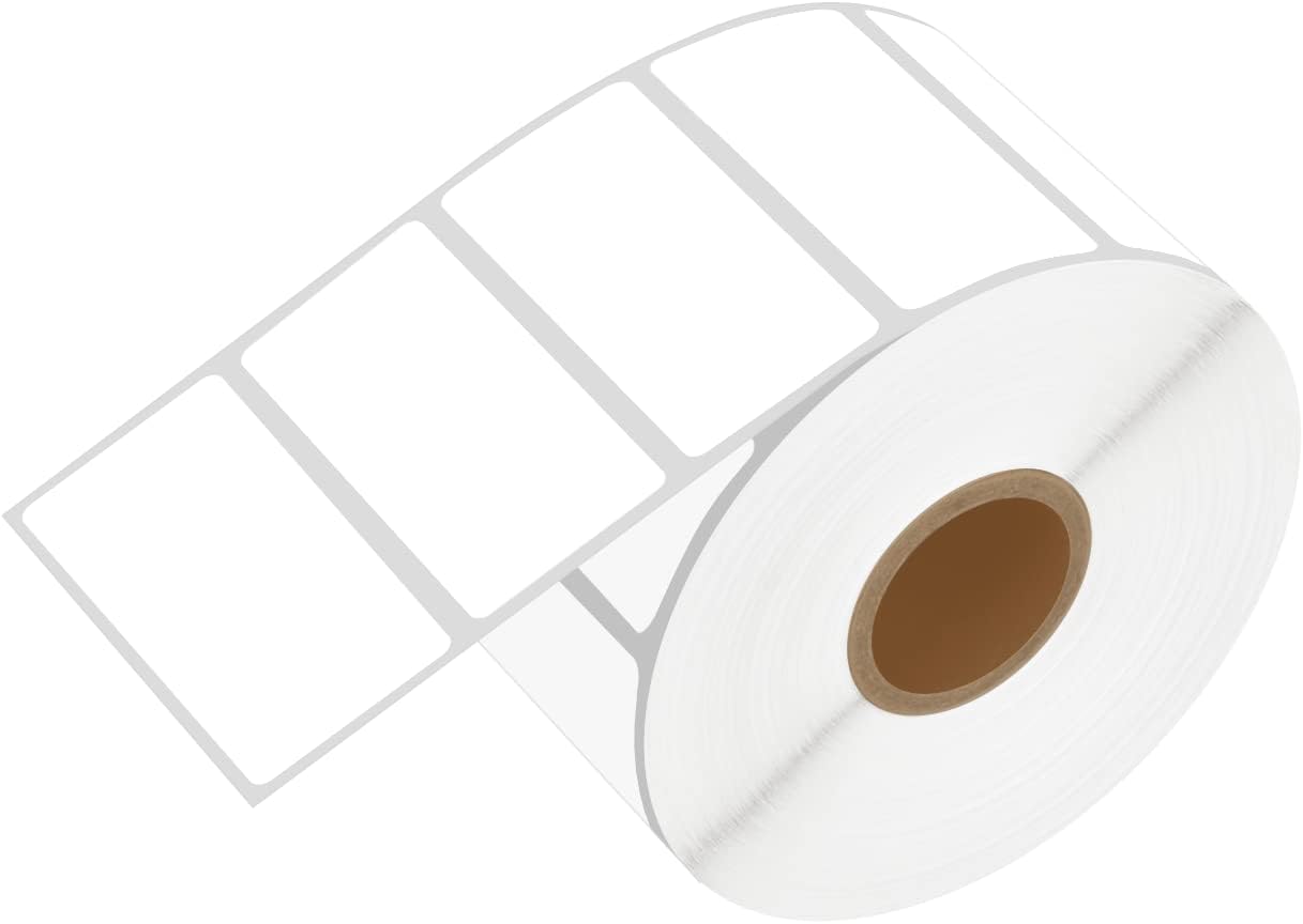 USUPERINK 5 Roll (1300 Labels/Roll) 2'' x 1'' Direct Thermal Label Multipurpose Shipping Address Barcodes Labels Compatible for Zebra Rollo Eltron Desktop Label Printers