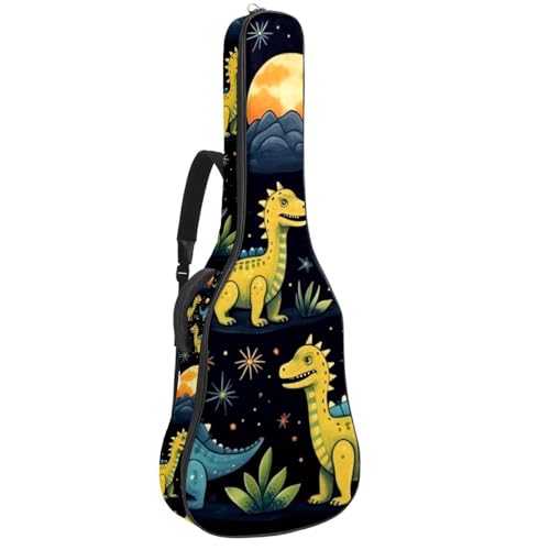 Sac de transport guitare étanche 101,6 cm rembourré avec plusieurs poches de rangement