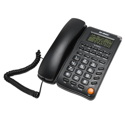 Téléphone filaire écran HD touches larges pour malvoyants et seniors