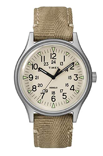 Timex MK1 Natural Dial Canvas Strap Unisex Watch TW2R68000