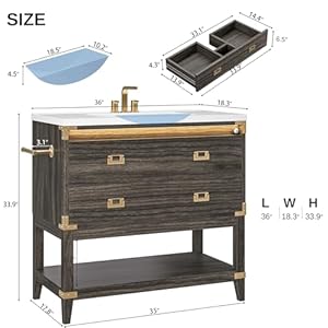 Ironck36bathroomvanitywithmotionsensorlightwoodbathroomvanitywithceramicsinkfreestandingbathroomcabinetwith2drawerssopenshelfwalnut Urban Country Home Decor Ironck 36 bathroom vanity with motion sensor light wood bathroom vanity with ceramic sink freestanding bathroom cabinet with 2 drawerss open shelf walnut urban country home decor