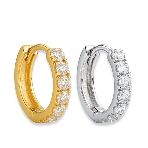 Image of VAMA FASHIONS Silver Gold Rosegold Crystal Stone Piercing Ring Nose Pin Pierced Hole Type Nosepin for Women & Girls