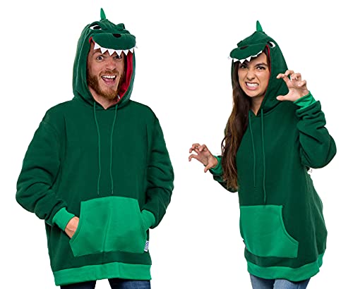 Amazon.com: Funziez! Dinosaur Animal Hoodies, Plush Adult Hooded
