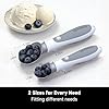 SEAINGO Heated Ice Cream Scoop - Rechargeable, ON/OFF Safety Lock Switch, Two Warming Modes, Ergonomic Handle, Electric Kitchen Tool Nonstick Scooper for Gelato, Frozen Yogurt, Sorbet & More #4