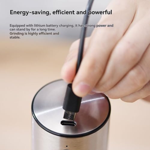 Moulin à sel électrique rechargeable avec base de rangement au design épuré - 6