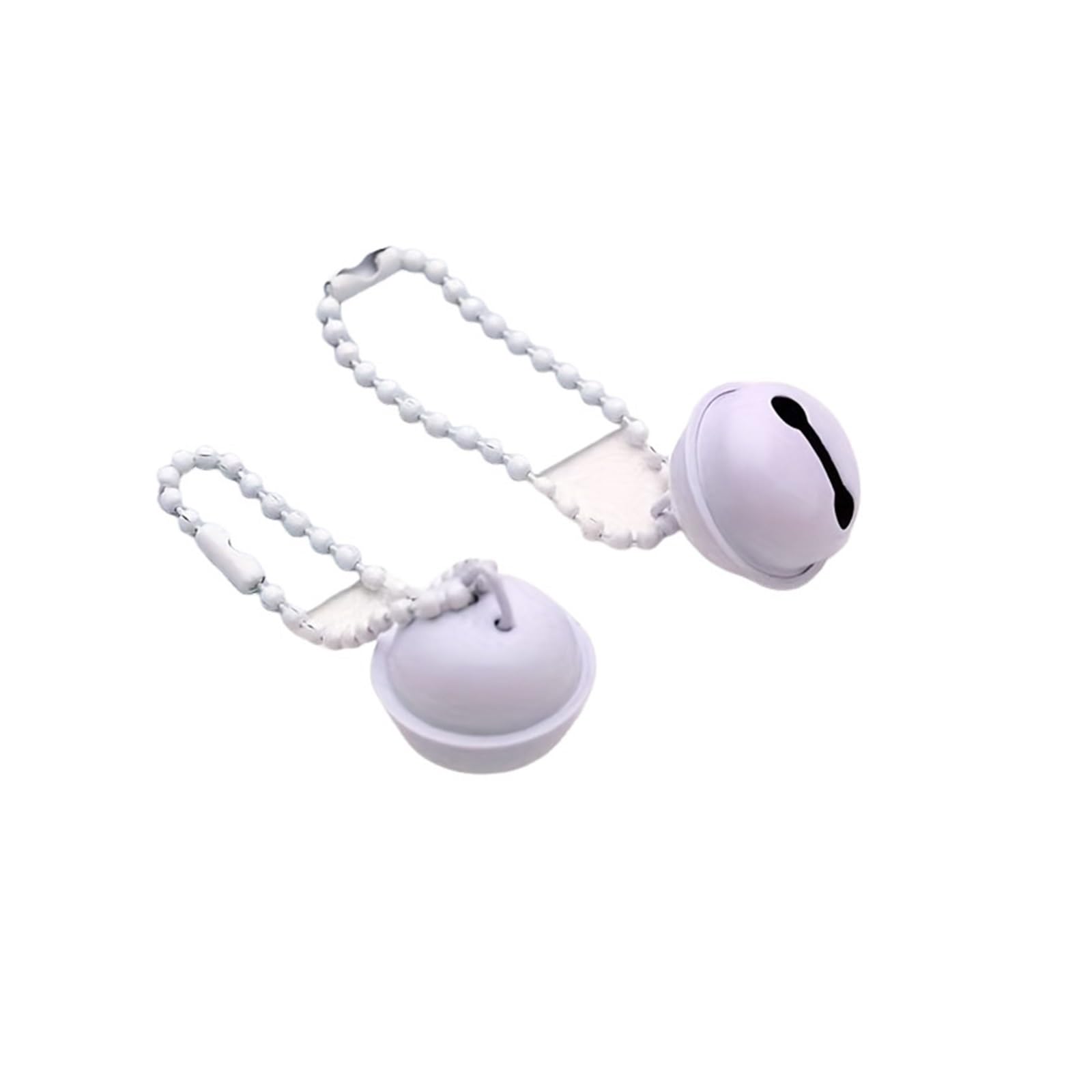 Christmas Bells 50pcs Bead Chain Bell Keychain Pendant Diy Colorful For Suitcase Box Bag for Christmas Decor