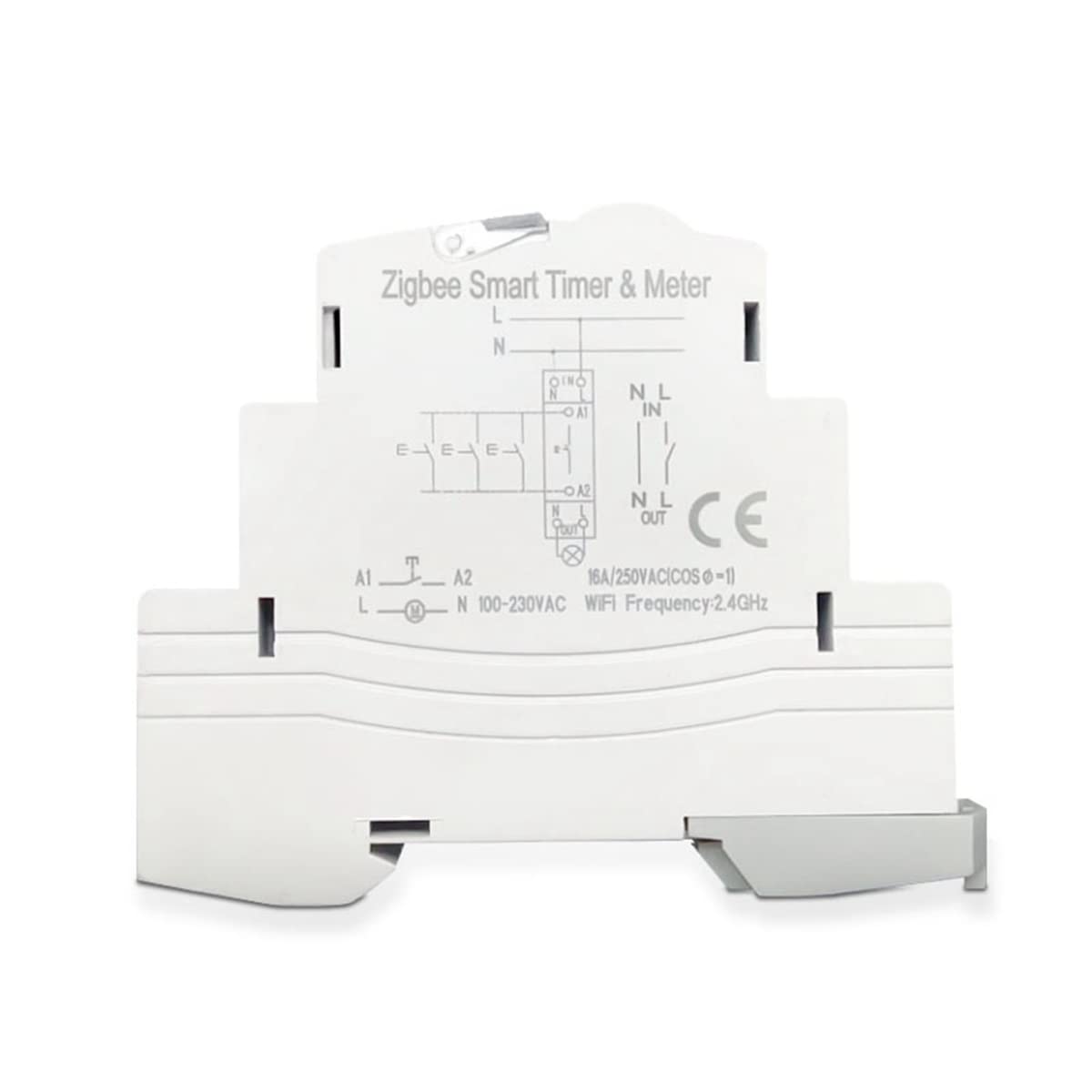 Pasuihcay ATMS 1602Z Smart Switch 16A Din Rail 1P Remote Control Timing Switch Smart Wireless Switch 220V Timing Switch