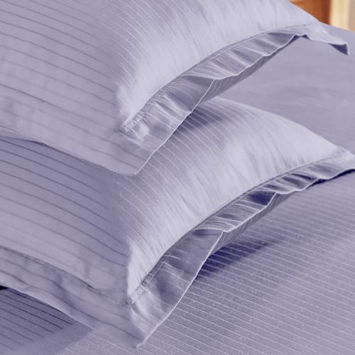 Image of myTrident Bedsheet for Double Bed King Size | 108 inch x 108 inch | Amethyst