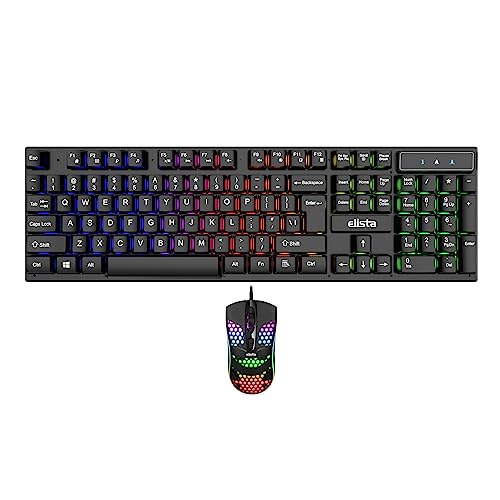 Elista Keyboard & Mouse Combo | Wired USB 2.0 | Suspension key Cap | RGB Backlit Keyboard | (B0BB3CF6ZG) Amazon Price History, Amazon Price Tracker