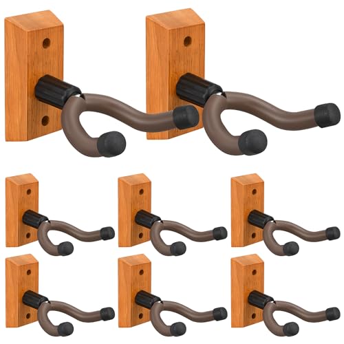 DkOvn 8 Stück Gitarren-Wandhalterung