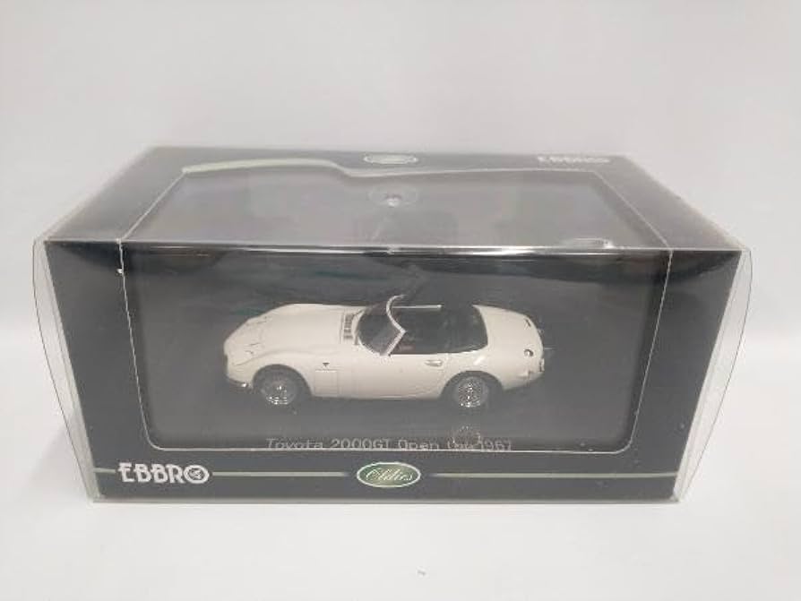 Amazon | EBBRO 1/43 Toyota 2000GT Open top 1967 WHITE エブロ Amazon | EBBRO 1/43 Toyota 2000GT Open top 1967 WHITE エブロ