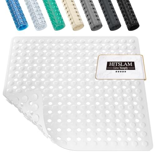 HITSLAM Duschmatte rutschfest, Antirutschmatte für die Dusche 53x53cm,...