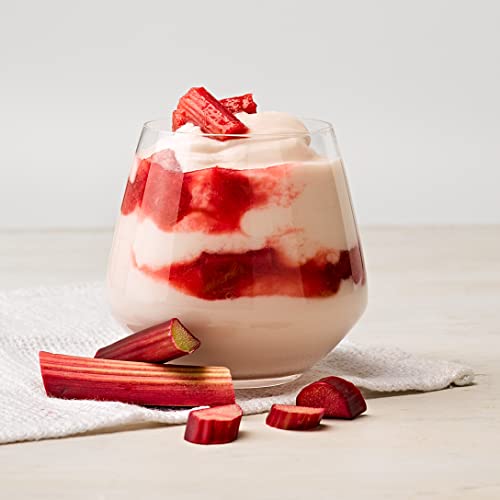 EasiYo Yogurt 8 Sachet Pack | EasiYo Greek Style Mixed Pack | 2 x Greek Style Coconut 2 x Greek Style Rhubarb 2 x Greek Style Peach & Apricot 2 x Greek Style Lemon | Each Sachet Makes 1kg of Yogurt