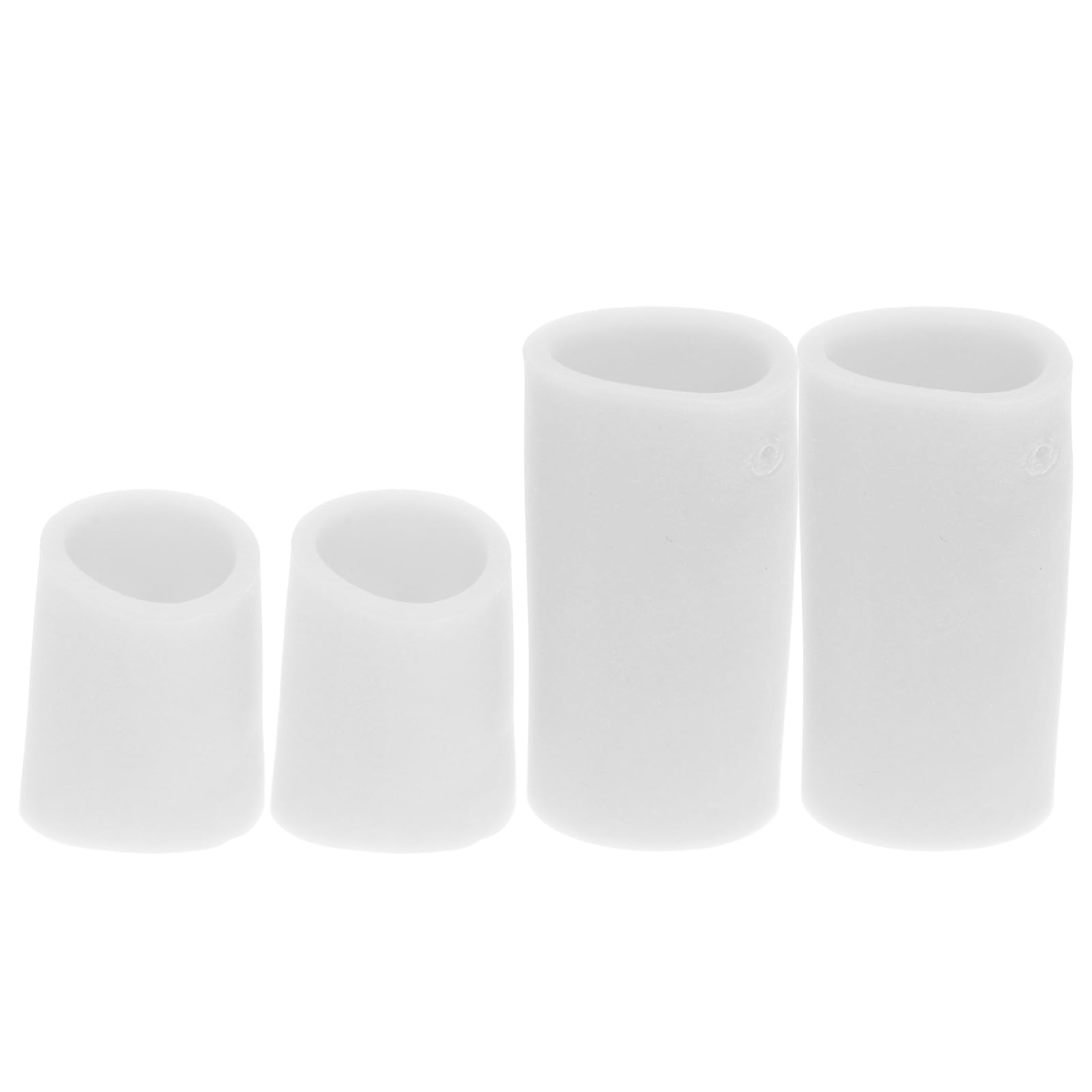 TOVINANNA Finger Sleeve, 4Pcs Silicone Finger Cots, Gel Finger Protectors for Hands Cracking, Blisters, Corns and Calluses