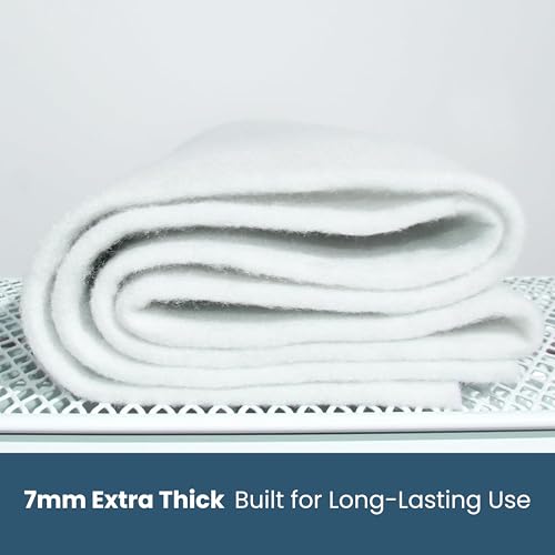Image of Ironing Board Padding Only Replacement, 7mm Extra Thick Felt Iron Board Pad, Heavy Duty Cut-to-Fit Ironing Board Pad for Standard, Wide & Large Boards up to 21x57 Inch