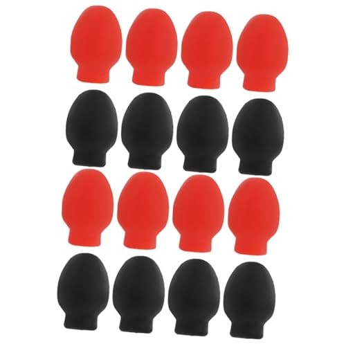 Vaguelly 16個製ドラムスティック練習用チップ ショックアブソーバー 耐久
