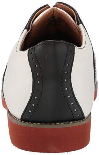 School Issue Women's Upper Class Oxford,White/Black,7.5 M Us #TOP2
