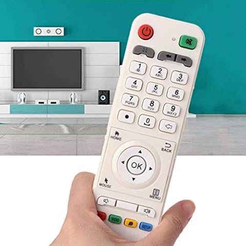 Youliy White Remote Control, Controller Replacement for LOOL Loolbox IPTV Box Great BEE IPTV and Model 5 OR 6 Arabic Box Accessories Cover