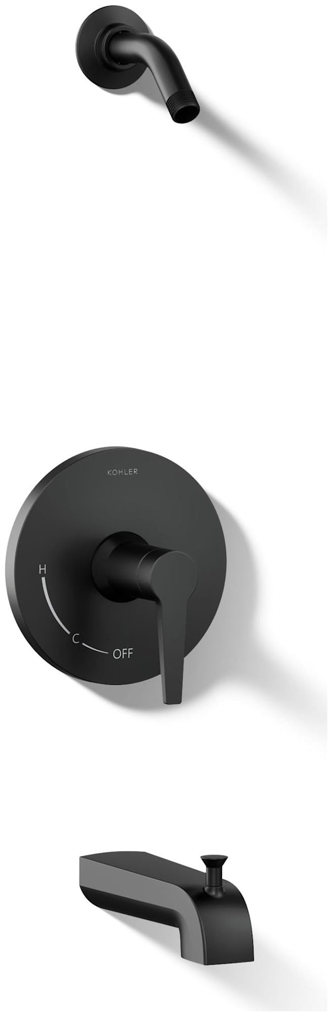 KOHLER K-TLS97074-4-BL Pitch Rite-Temp Bath And Shower Trim Set