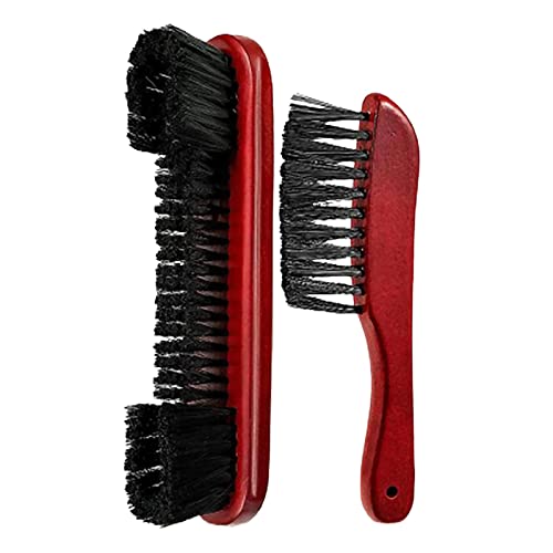 Simhoa Billiard Pool Table Brush And Rail Brush Set Wipe Wooden Cleaning Brush Kit, Red #TOP4