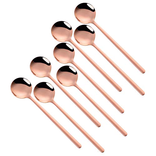 Espresso Spoons Set of 8, GOGOJOY Cute Small Coffee Spoons, 18/10 Stainless Steel