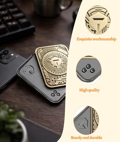Image of Fidget Toys Adults, Fidget Slider Toys Metal Magnetic Fidgets Desk Toy, Stress Relief Toys Adults, Tools for Adults Mens Gifts for Him & Dad, Boyfriend