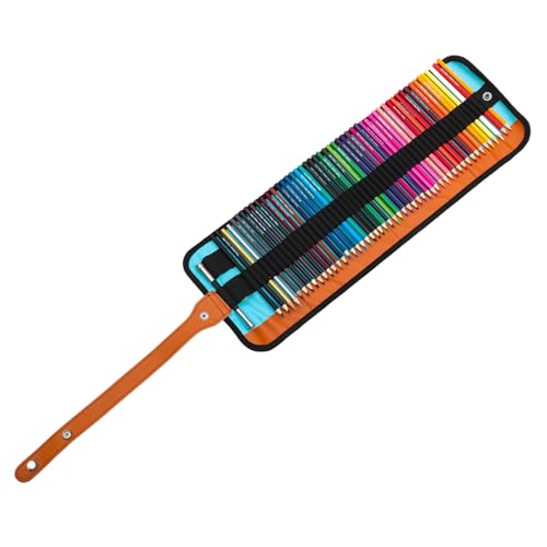 HONMEET 色油性木製彩色筆 耐久性の六角軸 持ち運びやすい初心者向け 多彩な色彩で描画や塗り絵に 成人学生向け