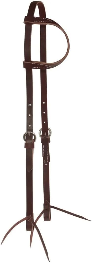 Circle Y Latigo One Ear Headstall, One Ear Headstall, Leather Headstall, Headstall, Latigo Headstall, Horse Headstall, Horse One Ear Headstall