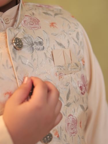 Image of AJ DEZINES Kids Ethnic Wear Kurta Waistcoat and Dhoti Pant for Boys