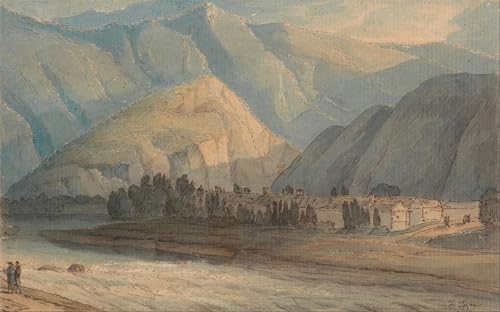 Peinture pour décoration salon : œuvre la grange du lac Keswick