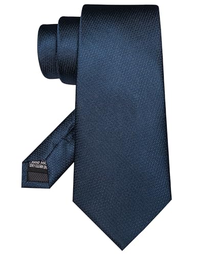 Image of JEMYGINS Mens Tie and Lapel Pin Necktie Pocket Square Cufflinks and Tie Clip Sets for Business Casual 5PCS