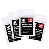 Dorkis 400 Fundas Suaves para Tarjetas (4 paquetes), Suave Fundas para Tarjetas, Clear Card Sleeves, Clear Sleeves,...