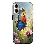 Matériau de qualité supérieure : notre imprimé bouquet de papillons moderne n° 1088 est compatible avec l'iPhone 17 fabriqué en matériau TPU de qualité, anti-rayures et anti-jaunissement. Le matériau souple rend cette coque compatible avec iPhone 17 mignonne facile à installer et à enlever