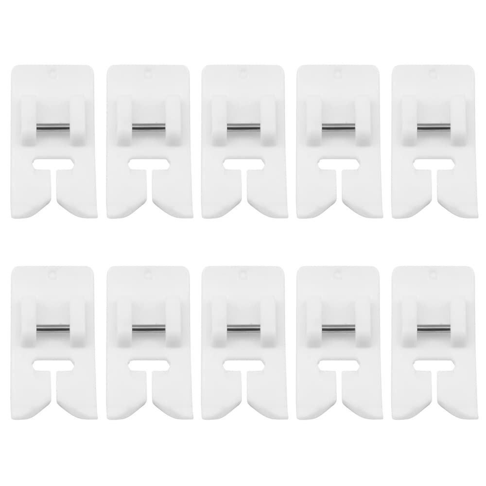 CENPEK 10pcs Teflon Non-Stick Sewing Machine Snap-On Foot - Will Fit Brother, Janome, Toyota, New Singer Domestic Sewing Machines