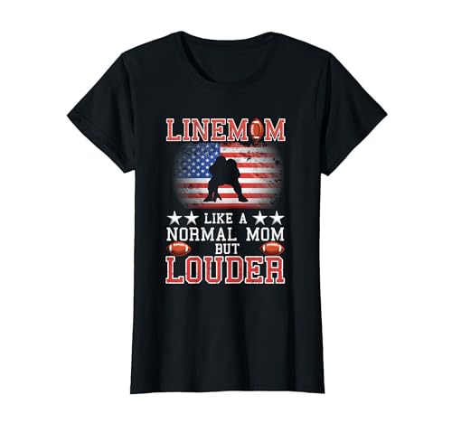 Lineman Mom Linemom - Línea de fútbol americano Camiseta