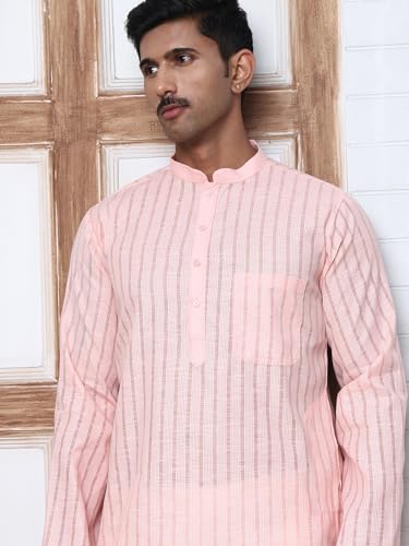 Image of Jompers Men's Cotton Striped Kurtas